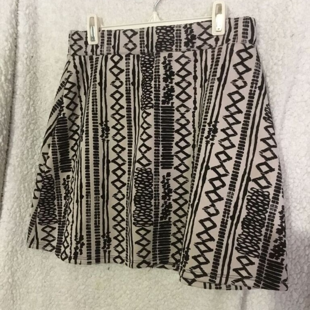 Aztec Print Skirt